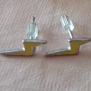 Lightning bolt earrings
